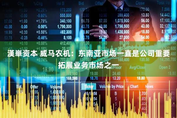漢崋资本 威马农机：东南亚市场一直是公司重要拓展业务市场之一